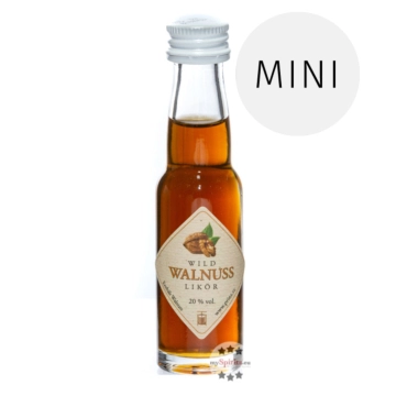 Prinz: Wild Walnuss Likör Mini / 20 % Vol. / 0,02 Liter - Flasche