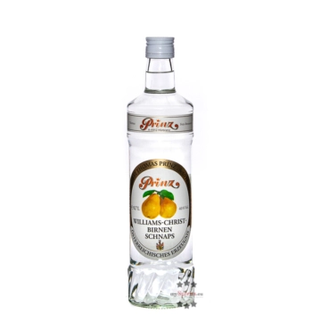 Prinz: Williams-Birnen Schnaps / 40 % Vol. / 0,7 Liter-Flasche