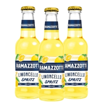 Ramazzotti Limoncello Spritz RTD 3er-Set / 10,2 % vol / 3 x 0,2 Liter-Flasche