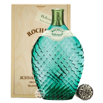 Rochelt Hollermandl Williamsbirne & Holunder Cuvée / 50 % Vol. / 0,35 L in Holzkiste inkl. 10,00 € Pfand