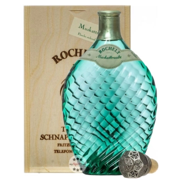Rochelt Muskattraube / 50 % Vol. / 0,35 Liter-Flasche in Holzkiste