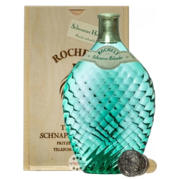Rochelt Schwarzer Holunder / 52 % Vol. / 0,35 Liter-Flasche in Holzkiste