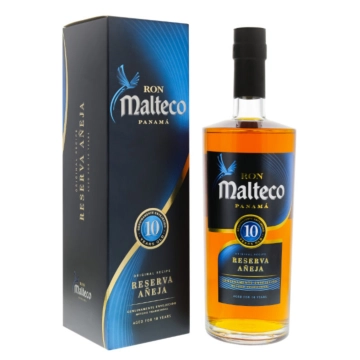 Ron Malteco: 10 Years Old Reserva Aneja Ron de Panama / 40 % vol / 0,7 Liter-Flasche in Geschenkbox