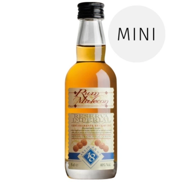 Rum: Malecon 18 Years Old / 40% Vol. /  0,05 Liter-Flasche