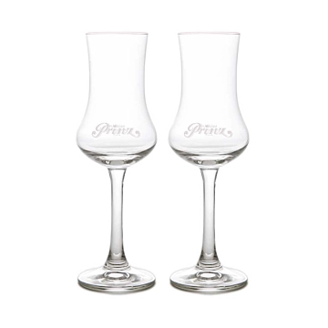 2 x Prinz: Original Schnapskelch / je Stück 2cl Eichstrich / H: ca. 16 cm