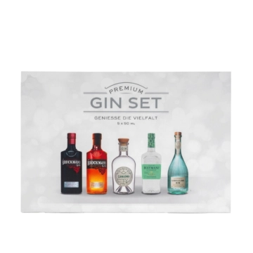 Sierra Madre Premium Gin Set Miniaturen-Probierset / 40 - 47 % Vol. / 5 x 0,05 Liter in Geschenkbox