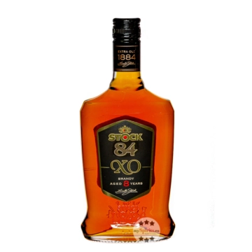 Stock 84 XO Brandy Aged 8 Years Geschenkset mit 2 Gläsern / 40 % Vol. / 0,7 Liter-Flasche