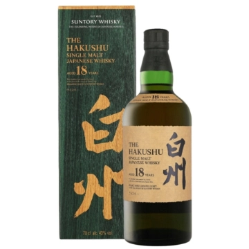 Suntory The Hakushu 18 Jahre Single Malt Japanese Whisky / 43 % vol / 0,7 Liter-Flasche - WHISKY CLUB