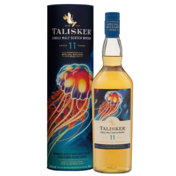 Talisker 11 Years Single Malt Whisky Special Release 2022 / 55,1 % Vol. / 0,7 Liter-Flasche in Geschenkdose