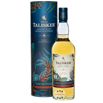 Talisker 8 Jahre Single Malt Scotch Whisky Special Release 2020 Natural Cask Strength / 57,9 % Vol. / 0,7 Liter-Flasche in Geschenkdose