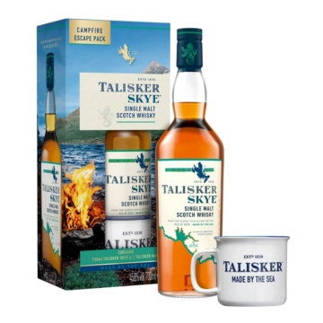 Talisker Skye Single Malt Scotch Whisky Geschenkset mit Mug / 0,7 Liter-Flasche in Geschenkbox