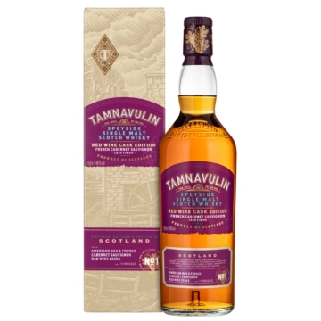 Tamnavulin Red Wine Cask Speyside Single Malt Scotch Whisky / 40 % vol / 0,7 Liter-Flasche