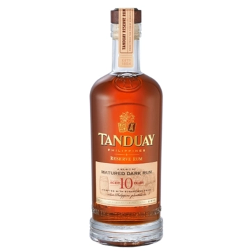 Tanduay 10 Jahre Matured Dark Rum / 40 % vol / 0,7 Liter-Flasche