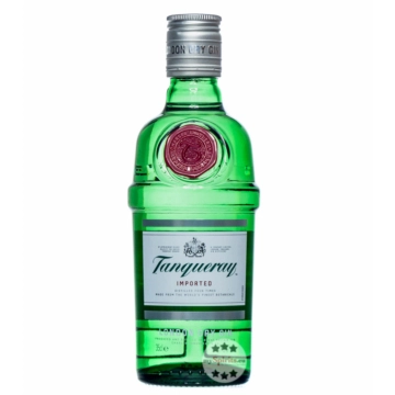 Tanqueray London Dry Gin / 47,3 % vol. / 0,35 Liter-Flasche