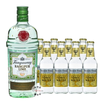 Tanqueray Gin Rangpur (41,3 % Vol. / 0,7 Liter) + 8 x Fever-Tree Indian Tonic (0,2 L) inkl. 1,20 € PfandTanqueray Gin Rangpur (41,3 % Vol. / 0,7 Liter) + 8 x Fever-Tree Indian Tonic (0,2 L) inkl. 1,20 € Pfand