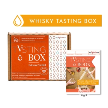 Tasting-Set „Whisky Klassiker“ Probierset für Einsteiger / 40 - 46 % vol / 10 x 0,02 l in Box mit Booklet