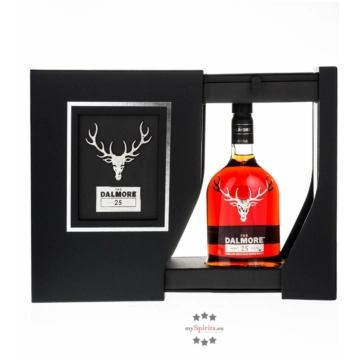 The Dalmore 25 Years Highland Single Malt Whisky / 42 % Vol. / 0,7 Liter-Flasche in Geschenkschatulle