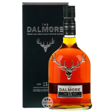 The Dalmore 15 Jahre Highland Single Malt Scotch Whisky / 40 % Vol. / 0,7 Liter-Flasche in GP