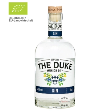The Duke Munich Dry Gin Bio - Handcrafted in Bavaria / 45 % vol. / 0,7 Liter-Flasche