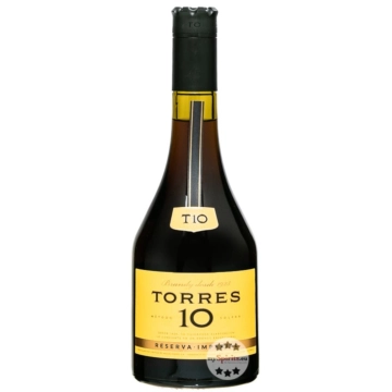Torres: Brandy 10 / 38 % vol / 0,7 Liter-Flasche