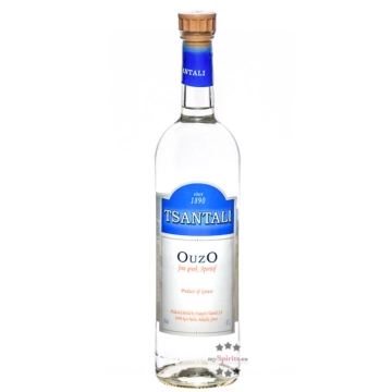 Tsantali Ouzo fine Greek Aperitif / 38 % Vol. / 0,7 Liter-Flasche