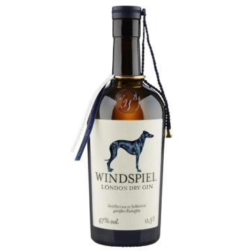 Windspiel Premium Dry Gin – Feiner Gin aus Deutschland / 47 % vol. 0,5 Liter-Flasche