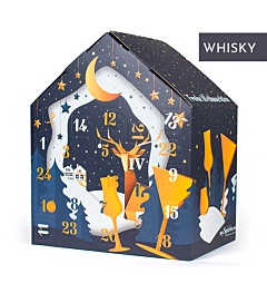 mySpirits Whisky Adventskalender Premium Selection / 40-56,4 % vol / 24 x 0,02l mit Glas