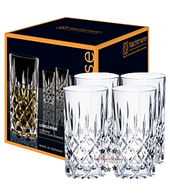 Nachtmann Noblesse Longdrink Glas im 4er-Set / ca. 375 ml / &Oslash; ca. 7,7 cm / H: ca. 15,1 cm