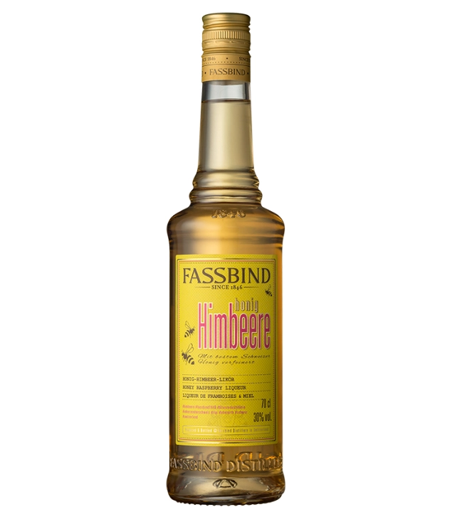 Fassbind Honig-Himbeere Likör / 30 % vol / 0,7 Liter-Flasche