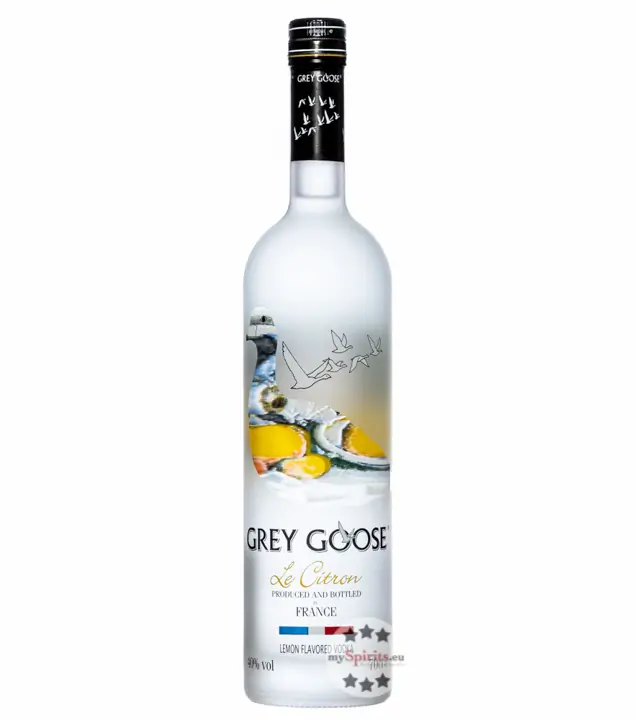 Grey Goose Le Citron Vodka / 40 % Vol. / 0,7 Liter-Flasche