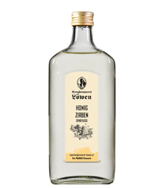 Löwen: Honig-Zirbe / 40% Vol. / 0,5 Liter -  Flasche