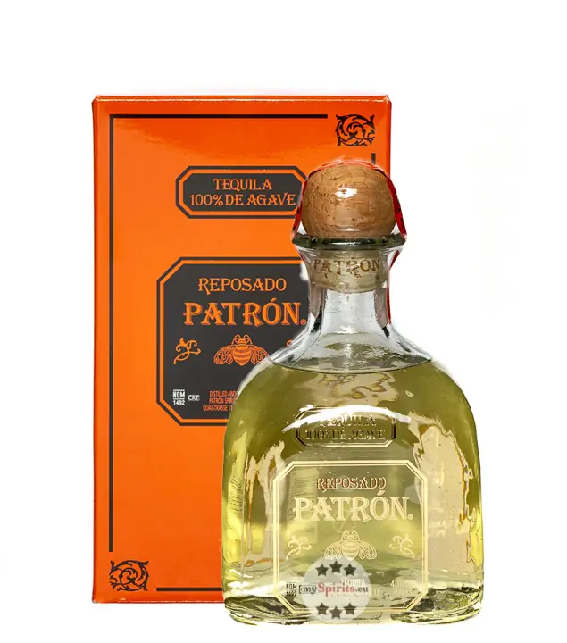Patrón Tequila Reposado / 40 % Vol. / 0,7 Liter-Flasche in Karton