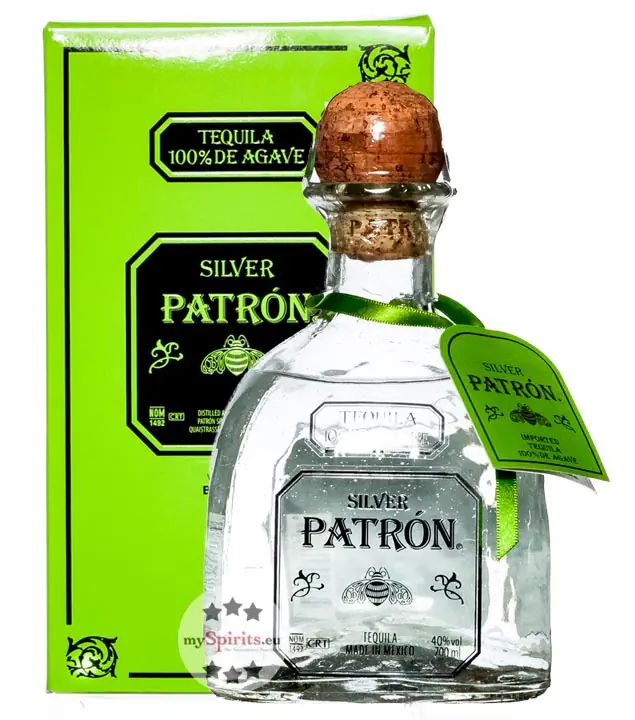 Patron Tequila Silver / 40 % Vol. / 0,7 Liter-Flasche in Karton