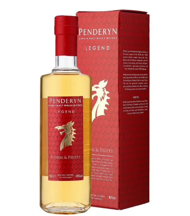 Penderyn Legend Single Malt Welsh Wisky / 41 % Vol. / 0,7 Liter-Flasche in Geschenkbox