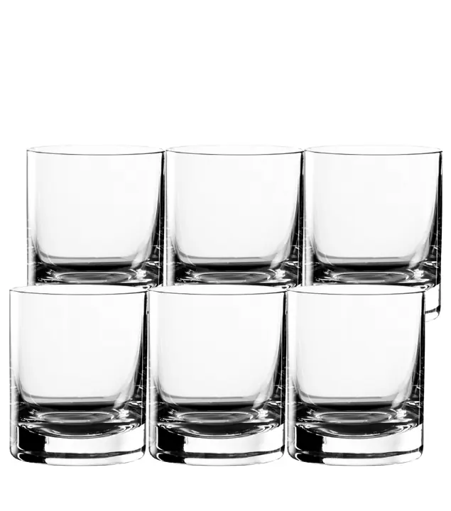 6 x Stölzle New York Bar Whiskey Glas Set / 320 ml / Ø ca. 8,0 cm / H: ca. 9,4 cm