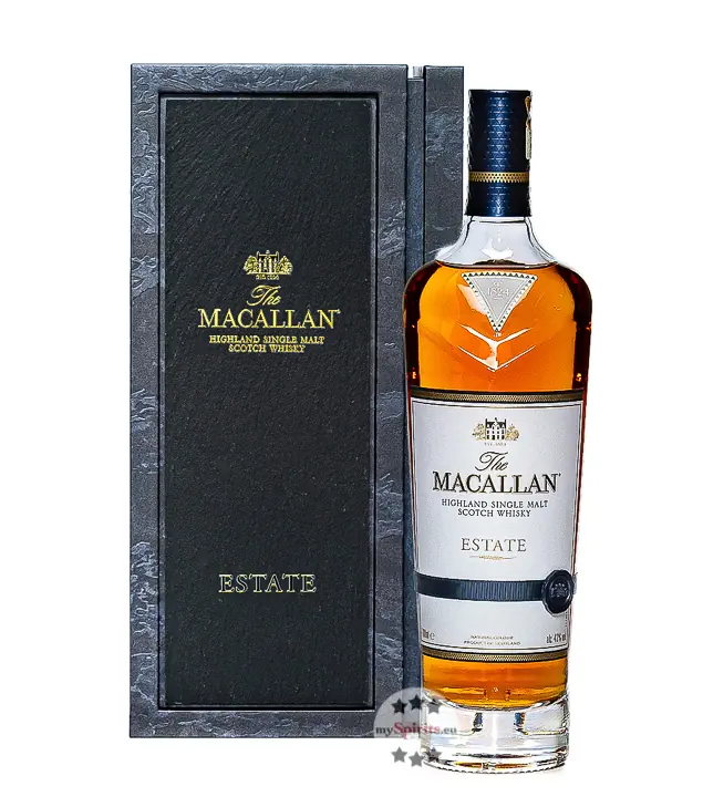 The Macallan Estate Highland Single Malt Scotch Whisky / 43 % vol. / 0,7 Liter-Flasche in Geschenkbox