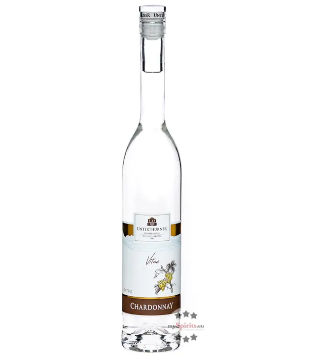 Unterthurner Grappa Chardonnay Vitae / 42 % vol. / 0,5 Liter-Flasche