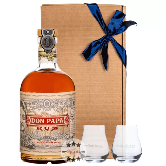 Geschenkset Don Papa Rum & Gläser kaufen | mySpirits